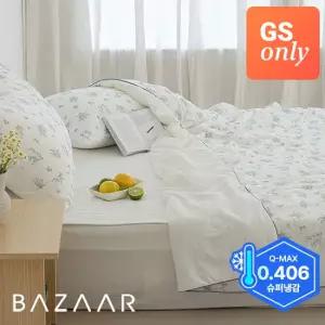 [GS단독][바자르] 쿨링포레 시원한 여름 냉감이불세트 + 냉감패드 SS 풀세트