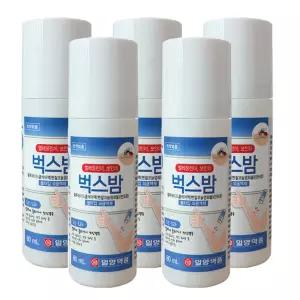 5개입 일양약품 모기물린데 벌레물린데 바르는 약 벅스밤 80ml