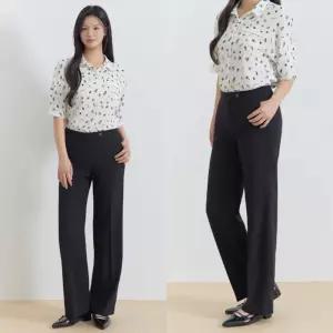 지센 여성 26SS 슬림 와이드 정장팬츠 LFFPQ302