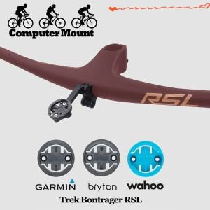 트렉 본트래거 RSL MTB 핸들바 속도계용 자전거 컴퓨터 마운트 아웃프론트 고프로 콤보 가민 와후 브라이튼