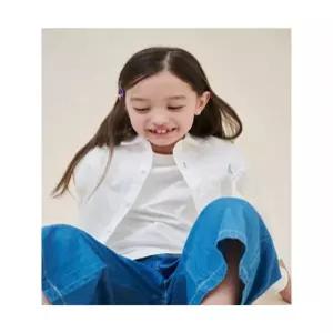 빈폴 키즈 오버핏 시어 셔츠 화이트 (BI5764U901) (U) (U) U 530419