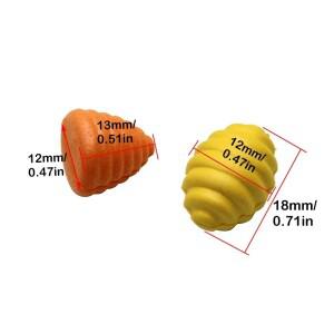 12pcs 낚시 팝업 부동 Boilie 가짜 미끼 7 유형 누에 번데기 타워 모양의 잉어 태클 액세서리