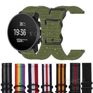 Suunto Vertical/Ocean/RACE S 용 나일론 캔버스 스트랩 9 Peak Pro/5 손목 밴드 Correa Belt 스마트 시계