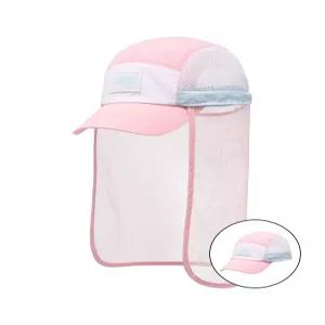내셔널지오그래픽 키즈 컬러블럭 캠프 차양캡 PINK (26SS) K262KHA060