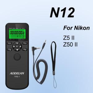 AODELAN 인터벌로미터 유선 타이머 리모컨 셔터 릴리즈 니콘 호환 ZR, Z5II 및 Z50II용, 연속 지연 타이밍