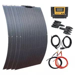 태양광모듈 태양열 태양 전지 패널 500W 100W 200W 300W 400W 키트 12V 24V 차량용 배터리 컴퓨터 발코니