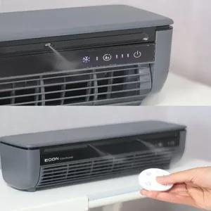 벽걸이형 주방 냉각에어컨 냉풍기 가정용 충전형 리모컨 세트 미니에어컨