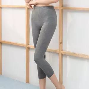 무지 왕스판 7부 레깅스 면소재 운동 쫄바지 허리밴딩 여성쫄바지