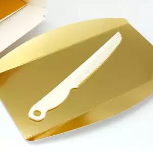 빵자르는칼 커팅칼 케익 소 20CM 100개 일회용 케익소 디저트자르는 조각