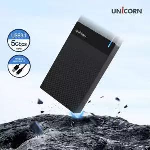 유니콘 USB3.1 C to A 유무선 외장하드케이스 3.5인치 HDD-500V