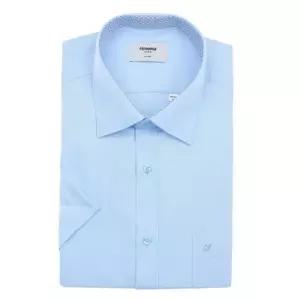 [갤러리아] 레노마셔츠(반소매일반핏)착용감 좋은 트윌 솔리드 셔츠 RZUSG0-004-BU1