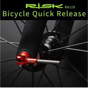 [호환품]RIsk호환티타늄 MTB 로드 자전거 QR 스큐어 레버 휠 허브 초경량 티-액시스 카본 파이버 핸들 퀵