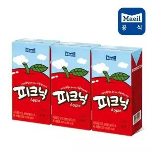 [매일우유]매일 피크닉 사과 200ml 72팩/음료/음료수_12823123