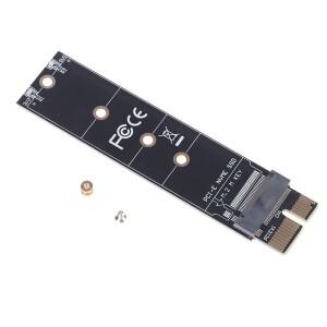 1Pc PCIE-M2 어댑터 NVMe SSD M2 PCIE X1 라이저 Express M 키 커넥터 내부 솔리드 스테이트 드라이브