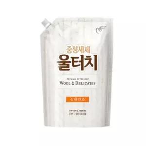 패딩전용 세제 워시 세탁 구스다운 오리털 거위털 울터치 프리미엄 리필 세제 1.3L 2개