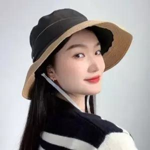 차콜 사파리 모자 여성 햇모자 버킷햇