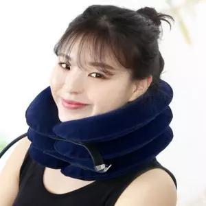 목보호대 네이비 목디스크 경추견인기