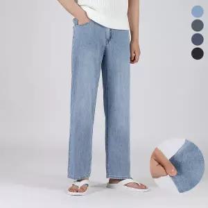 [후앙스] 3단기장 비스코스 리오셀 린넨 여름 데일리 청바지 팬츠 GRCP3284