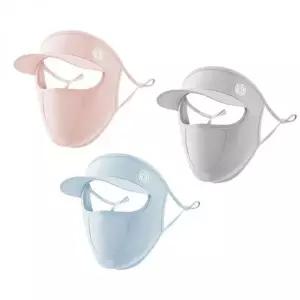 골프용 자외선 차단 페이스커버 햇빛가림 마스크 모자