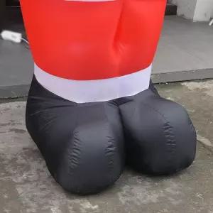 모자 대형 250cm 에어 전시 벌룬 야외 빨간 LED 산타