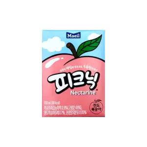 매일유업 피크닉 천도복숭아 200ml x 24개