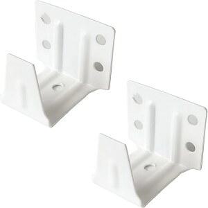 1인치(25x25mm) 크기의 미니 윈도우 베네치아 블라인드 헤드레일을 위한 2pcs 1인치 센터 서포트 브래킷 화이트 컬러 헤드 트랙 홀더 1개
