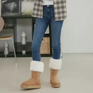 여성부츠 여성롱 어 그 부츠 털부츠 스웨이드