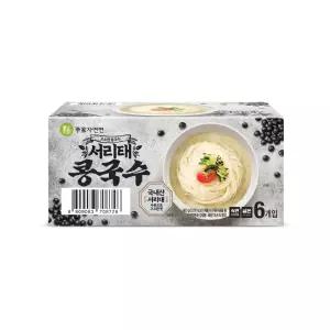 이가자연면 서리태 콩국수 160g x 6인분입 /상온보관