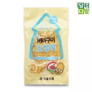 서울식품 버터구이 오징어 40g X 10개간식 구운 과자 스낵 안주 탕비실 사무실