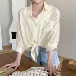 여자 데일리 여리핏 시스루 레터링 나시 스트랩 셔츠 세트_25356387_588872