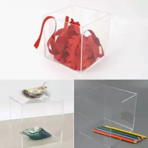 상자 아크릴 진열 정사각 투명 박스 오픈 150mm 1p