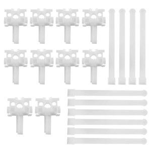 AXLIZER 10PCS 수직 블라인드 수리 캐리어 브래킷 키트 교체 부품, 흰색