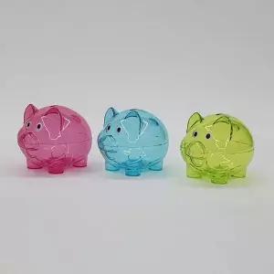 투명돼지저금통 그린 돼지 저금통 동전 동전통