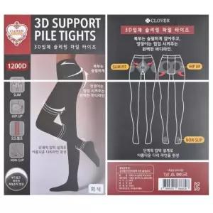 30대여성 슬림한복부 힙업 기모 압박스타킹 3D