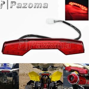 스즈키 LTR450 LTR 450 용 12V 빨간색 바이크 오토바이 LED 테일 라이트 어셈블리 ATV Quadsport 후면 정지