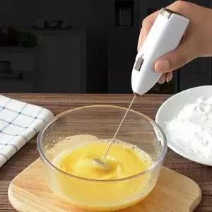 휴대용 전기 계란 비터 미니 배터리 구동 우유 Frother 커피 믹서 거품기 주방 도구
