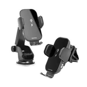 HK HK-M 차량용 15W 고속 무선충전 거치대자동센서탑재 송풍구 용기 용거치대 자석 자석폰 마그넷폰