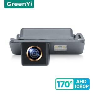 GreenYi-자동차 후방 카메라 170 ° HD 1080P 포드  피에스타 포커스 해치백 S-맥스 쿠가  비전 리버스