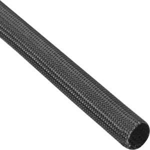 uxcell 절연 케이블 프로텍터 3.3Ft-8mm 고온 유리 섬유 슬리브 블랙