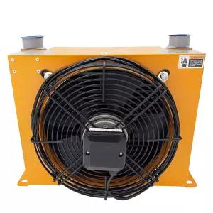 프리애시온 AH1012T-CA 유압 쿨러 110V 팬 알루미늄 라디에이터 쿨링 100L L/min 컴프레시 에어(AC110V