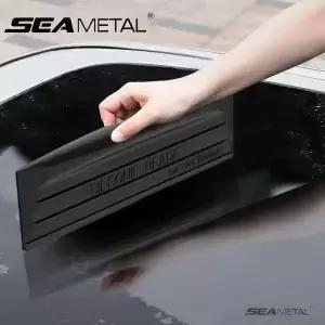 SEAMETAL 부드러운 실리콘 핸디 스퀴지 자동차 스크레이퍼 랩 도구 워터 윈도우 와이퍼 건조 블레이드 앞