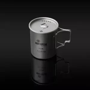 노스피크 캠핑컵 티타늄 머그 휴대용 백패킹컵 450ml 싱글 MNS
