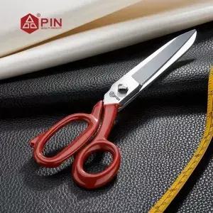 PIN 초강력 직물 가위 8인치 10인치 12인치 드레스메이킹 가죽 및 다용도 절단용 헤비 듀티 스테인리스
