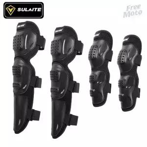 SULAITE 오토바이 무릎 패드 및 팔꿈치 라이딩 보호 장비 야외 스포츠 모토크로스 보호대