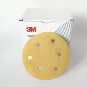 216U 5인치 6홀 125mm 건식 사포 자동차 하드웨어 광택 퍼티 녹 제거