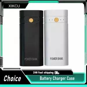 배터리 미 DIY 박스 5V 2A 6000mAh 2X 18650 USB 타입C 충전기 케이스 전자기기 충전용