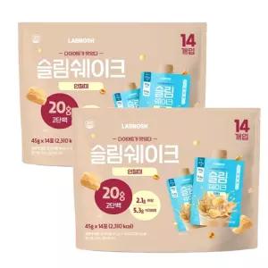 코스트코 랩노쉬 슬림쉐이크 인절미(45gx14포)x2개