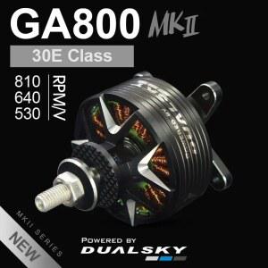 Dualsky GA800 MKII 고출력 브러시리스 모터 530KV/640KV/810KV 비행기 고정익 30E-40E 가스 엔진과 호환 가능