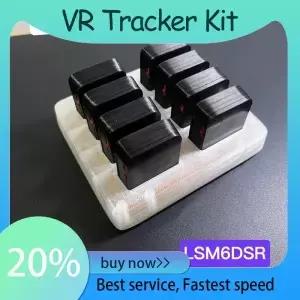슬라임VR 풀 바디 트래커 키트 VRChat/모션 캡처용 LSM6DSV 및 8266 탑재 6개 베이스 스테이션 필요 없음