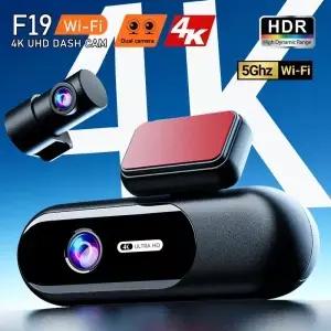 4K UHD 녹화 전후방 차량용 카메라 HDR 시야 녹화기 내장 WiFi 주차 모드 지원